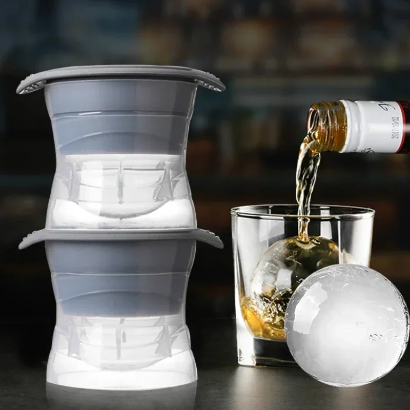 Coaster Mold Round - 1/2Pcs Big Size Ice Ball Mold
