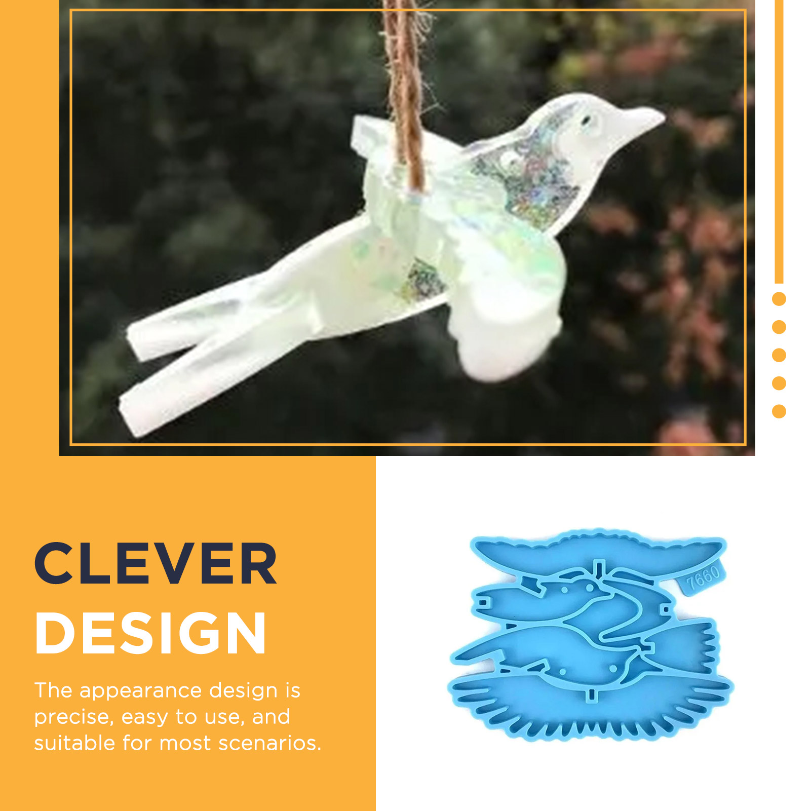 Silicone Hummingbird Mold for  - đánh giá và giá Resin Craft Ideas