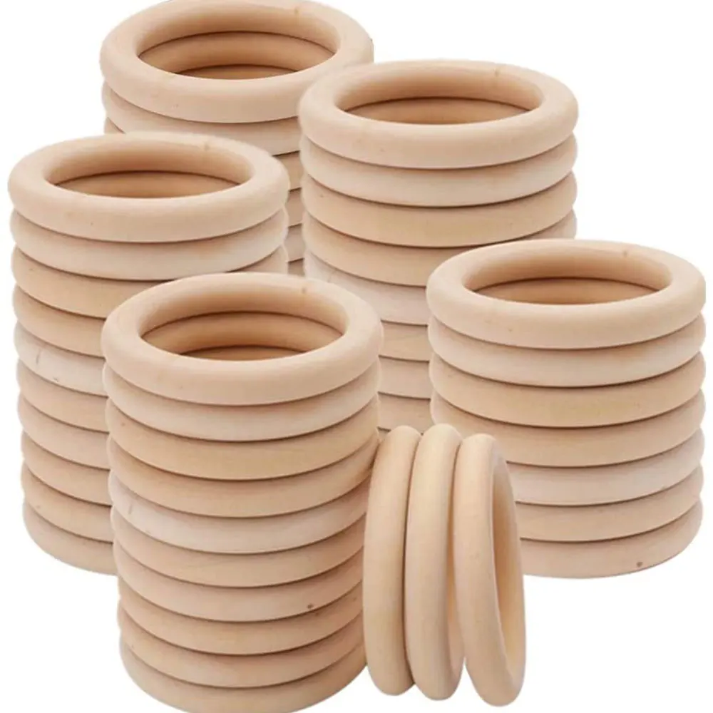 Unfinished Solid Wooden Rings  - đánh giá và giá Wood Ring Blank