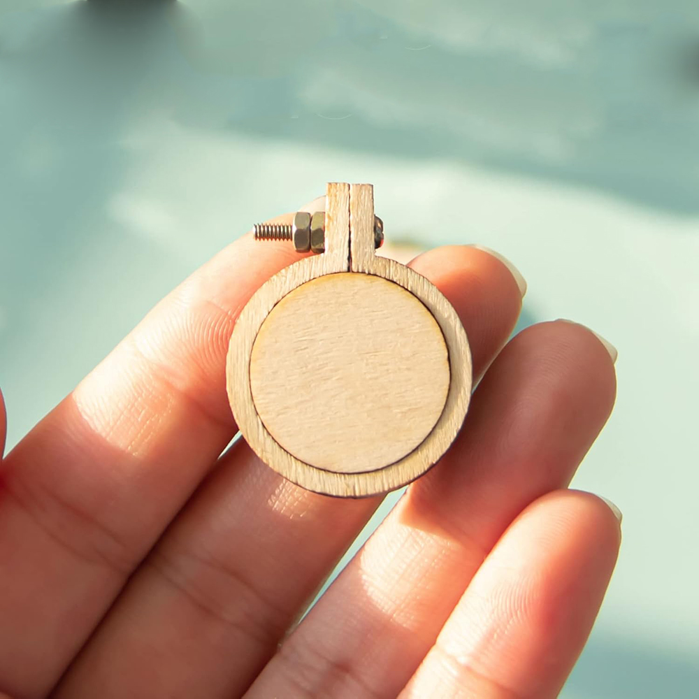 10Pcs/Set Wooden Mini Embroide - đánh giá và giá Wood Ring Blank