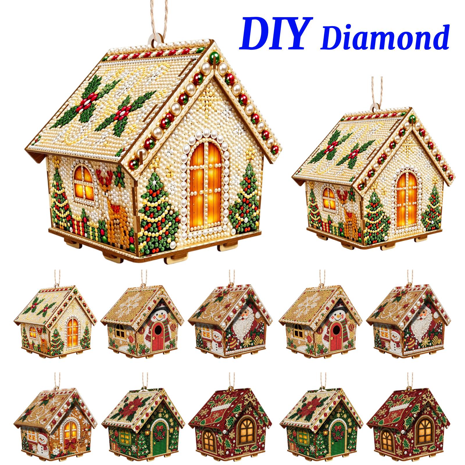 Wood Cottage Hanging Decoratio - đánh giá và giá Resin Craft For Beginners