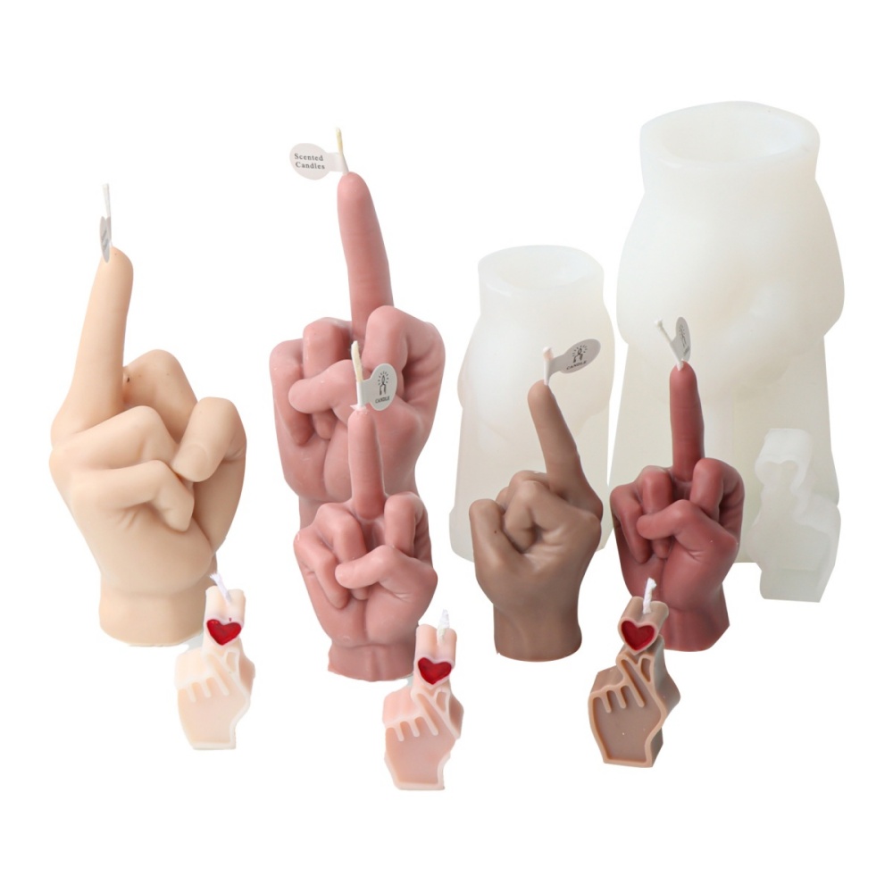 3D Irregular Gesture Finger Si - đánh giá và giá Resin Craft Ideas