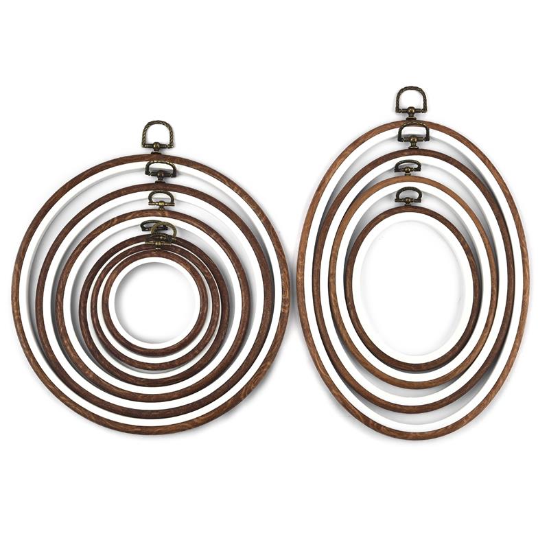 Sewing Tool Round Oval Wooden  - đánh giá và giá Wood Ring Blank