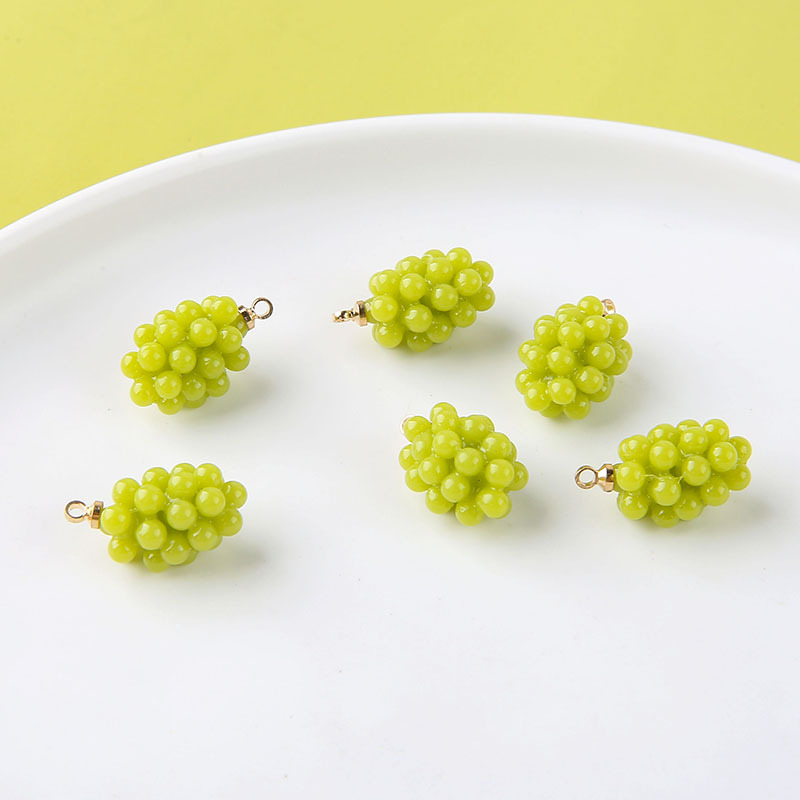 6pcs Cute Little Grapes Resin  - đánh giá và giá Resin Craft Projects