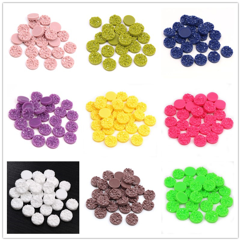 40pcs Resin Druzy Cabochons Do - đánh giá và giá Resin Craft Projects