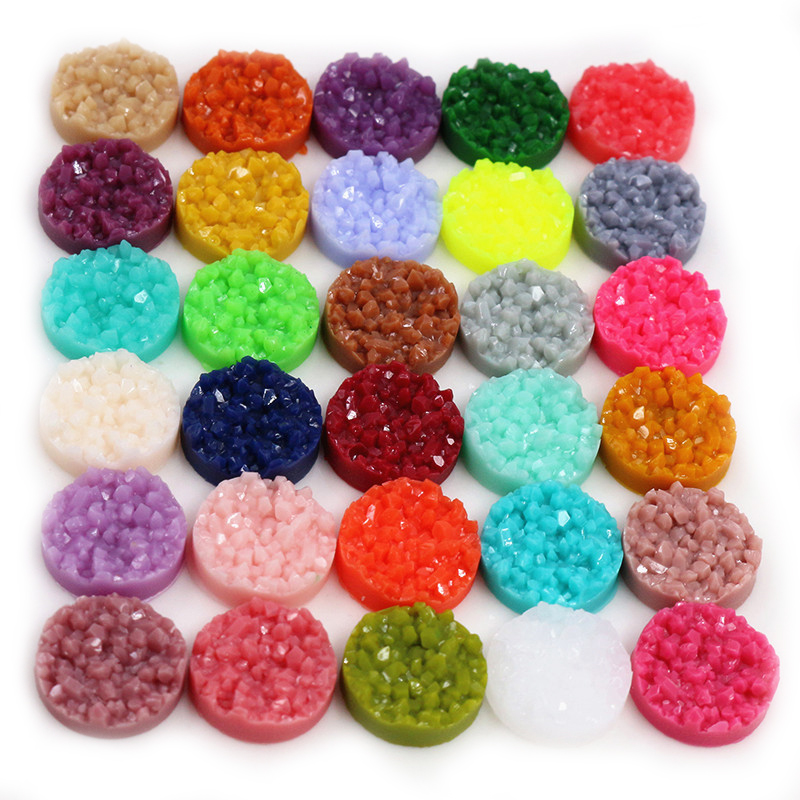 40pcs Resin Druzy Cabochons Do - đánh giá và giá Resin Craft Projects