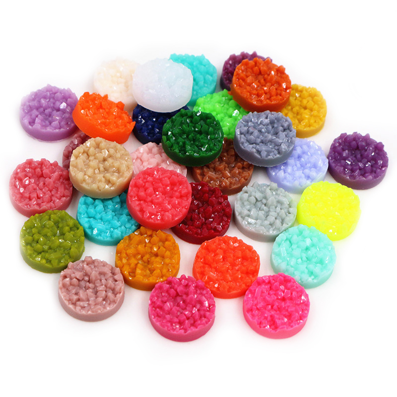 40pcs Resin Druzy Cabochons Do - đánh giá và giá Resin Craft Projects
