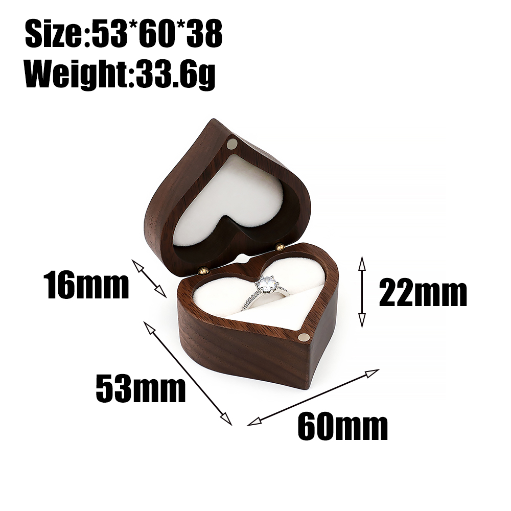 Hộp Nhẫn Cho Lễ Cưới Vintage G - đánh giá và giá Wood Ring Blank