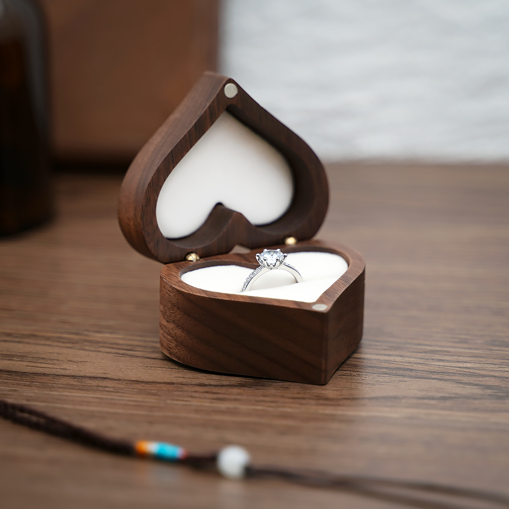 Hộp Nhẫn Cho Lễ Cưới Vintage G - đánh giá và giá Wood Ring Blank