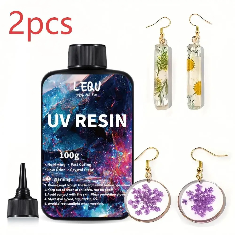 100g UV resin transparent hard - đánh giá và giá Epoxy Uv Resin Kit