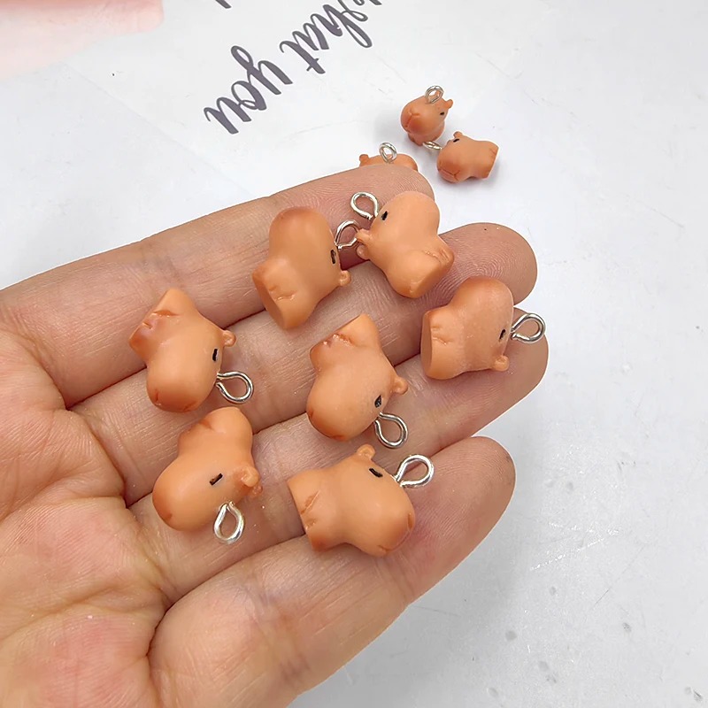 10pcs Cute Small Capybara Char - đánh giá và giá Resin Craft Projects