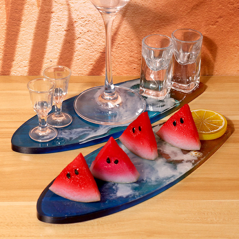 Mới Lướt Ván Nhựa Khay Khuôn L - đánh giá và giá Resin Ocean Wave Mold