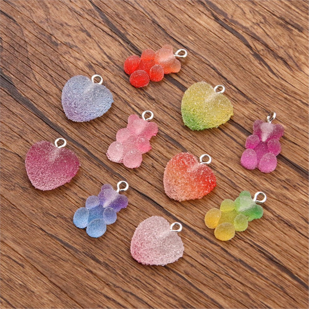 20Pcs Gradient Color Candy Res - đánh giá và giá Resin Craft Projects