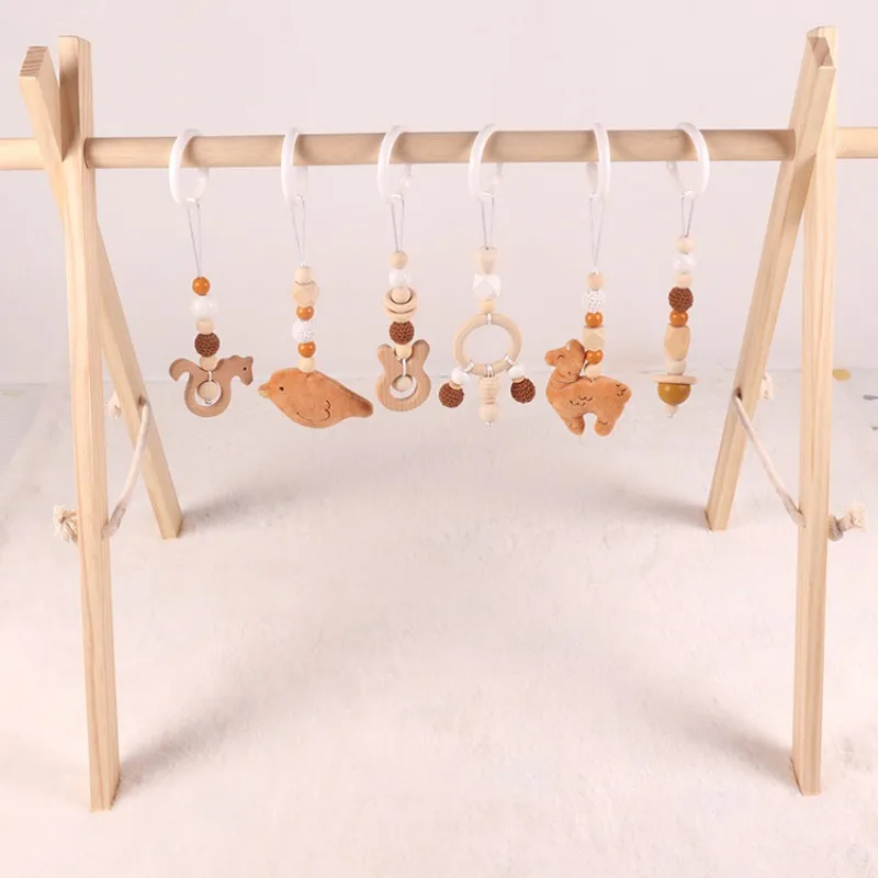 6Pcs Wooden Baby Toys Wooden B - đánh giá và giá Wood Ring Blank