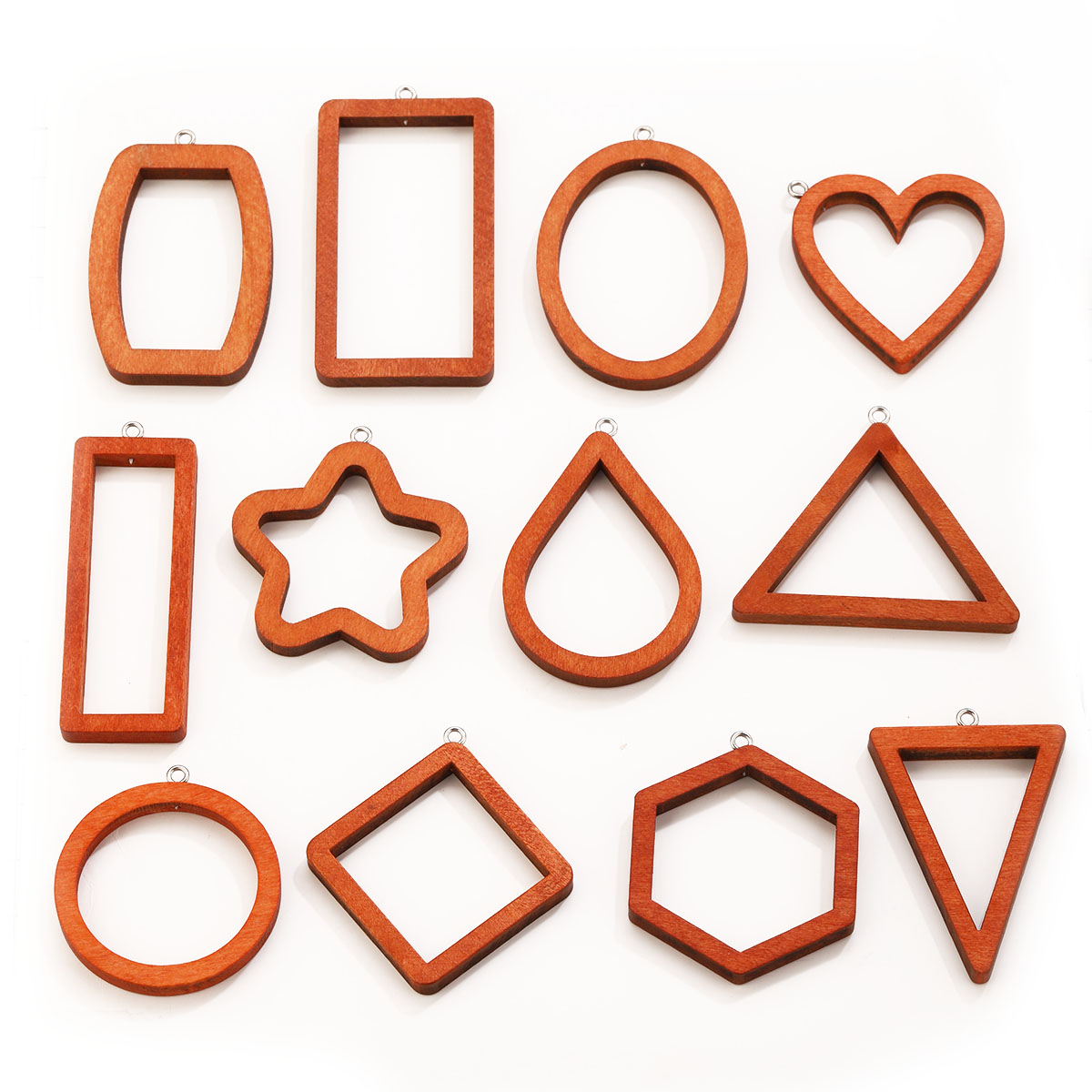 10PCS Triangle Rectangle Wood  - đánh giá và giá Resin Craft Projects
