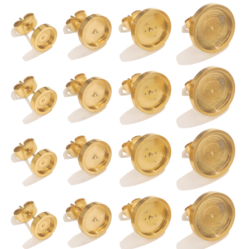 10pcs Stainless Steel Gold Ear - đánh giá và giá Resin Craft Projects