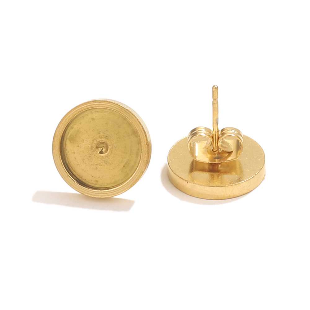 10pcs Stainless Steel Gold Ear - đánh giá và giá Resin Craft Projects